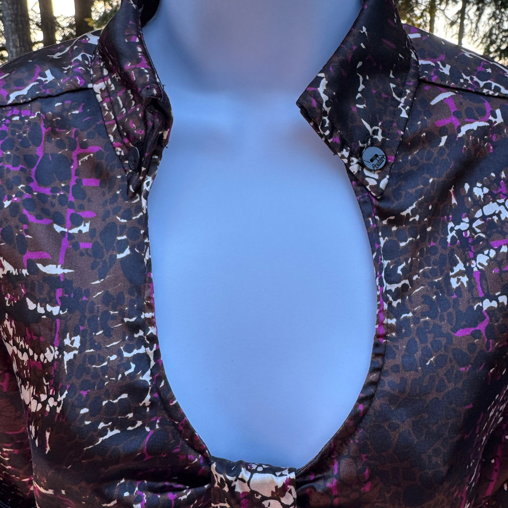 Vintage Y2K Foxy Jeans Blouse Size M