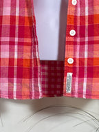 AEROPOSTALE hoodie button-up shirt - gingham & plaid