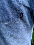 Size M Vans Denim Short Sleeve Button Up Shirt