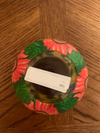 Butterfly Flower Glass Tea Light Holder