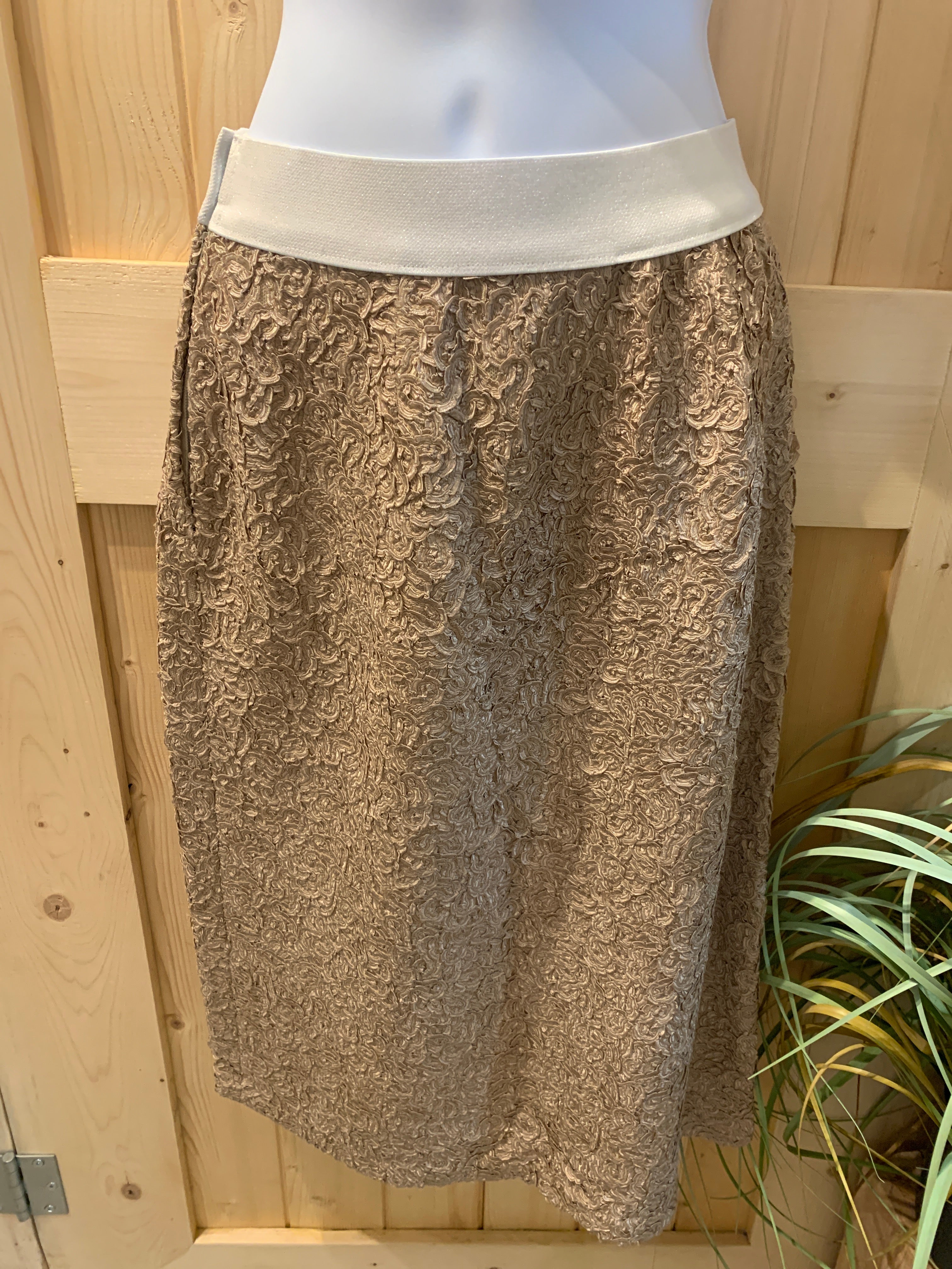 Vintage Soutache Skirt and Blazer Power Suit