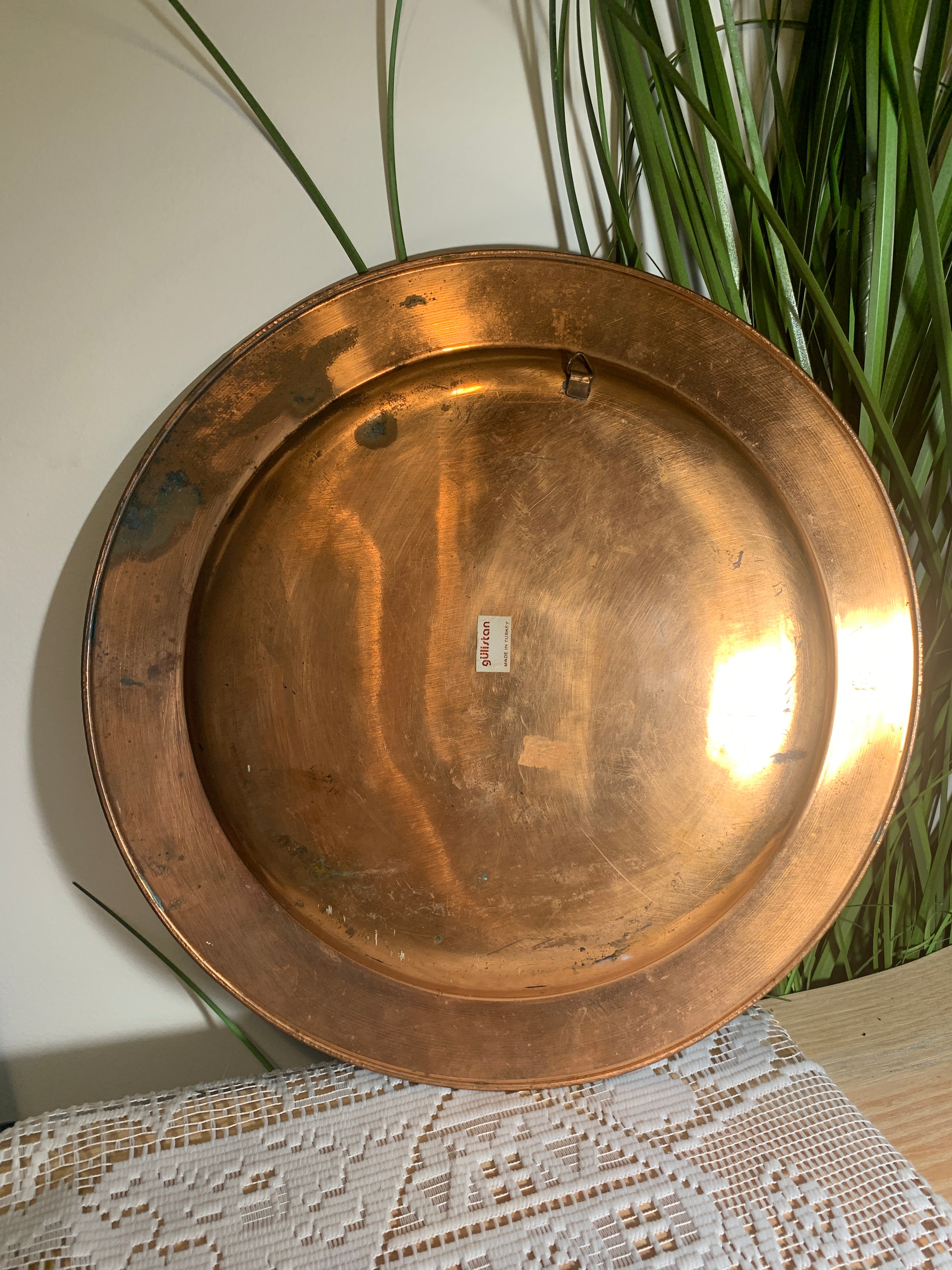 Couple Turkish Copper Plate