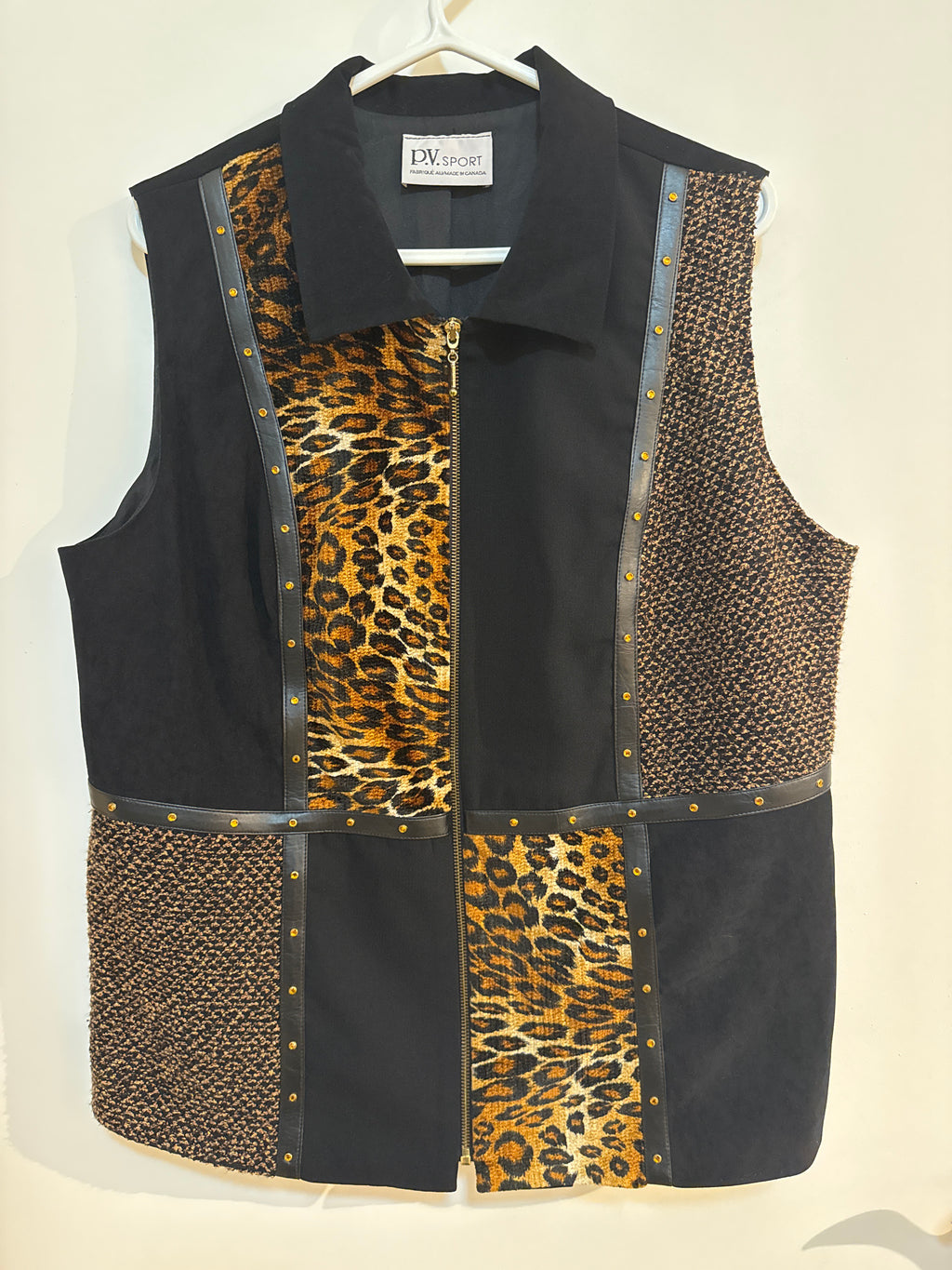 Vintage P.V. Sports Embellished Vest