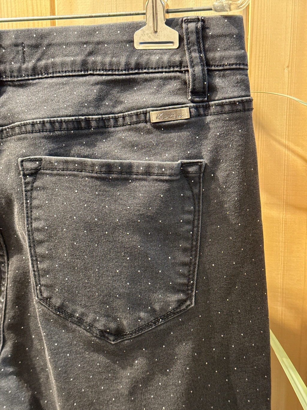 Kancan Poke-a-dotted Jeans