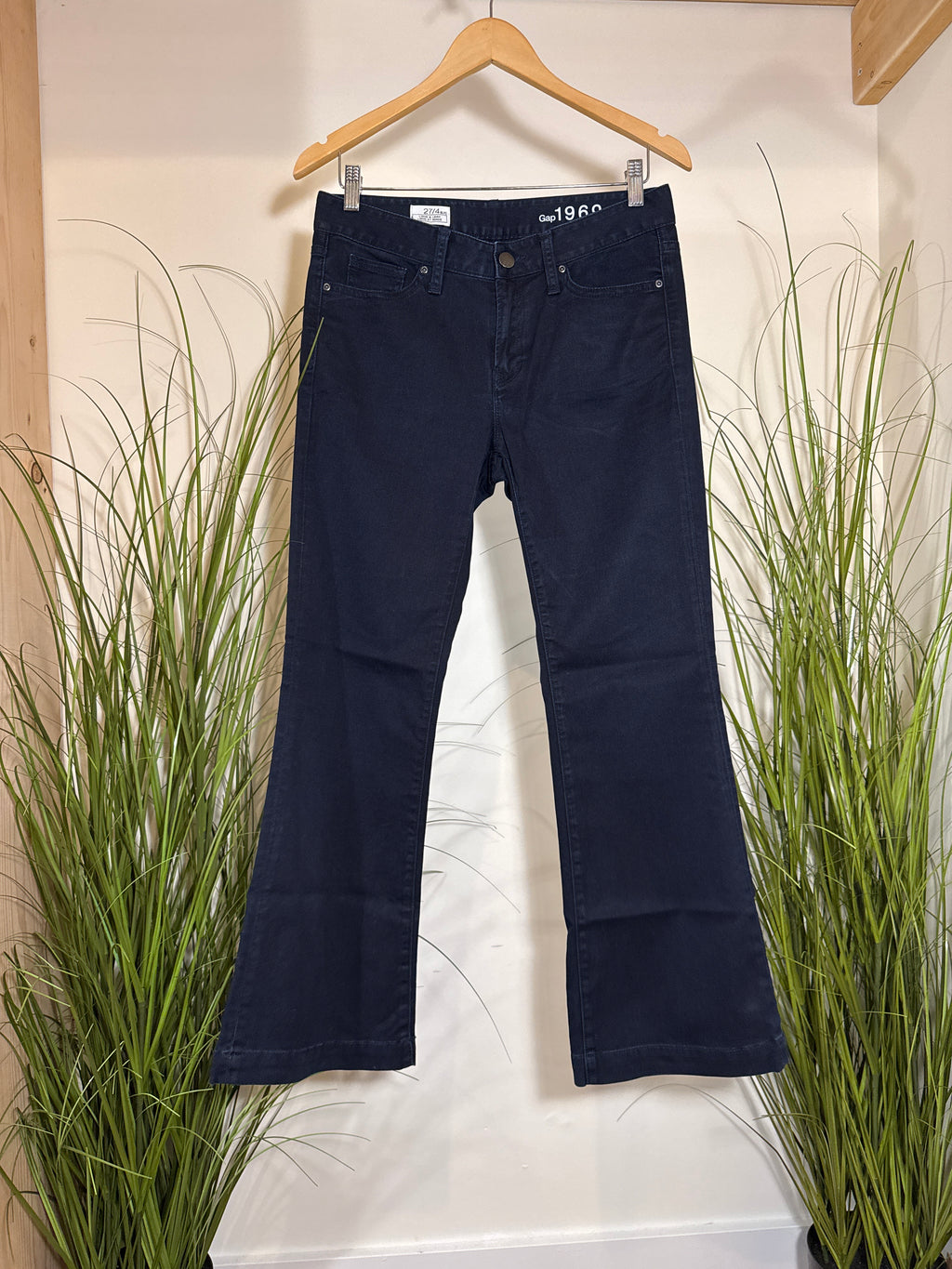1969 Gap Long & Lean Navy Blue Pants