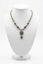 Bohemian-Style Beaded Pendant Necklace