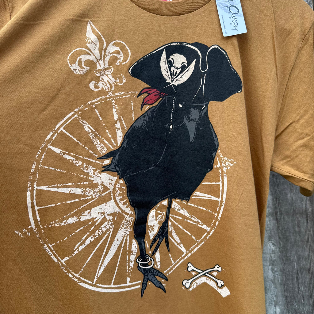 Local Artist- Trevor Phillips- Pirate Crow Print T-shirt