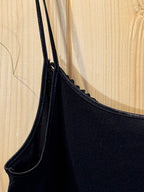 Naturana Spaghetti Strap Camisole with Lace Inlay