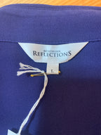 Size L Northern Reflections Plum long sleeve blouse
