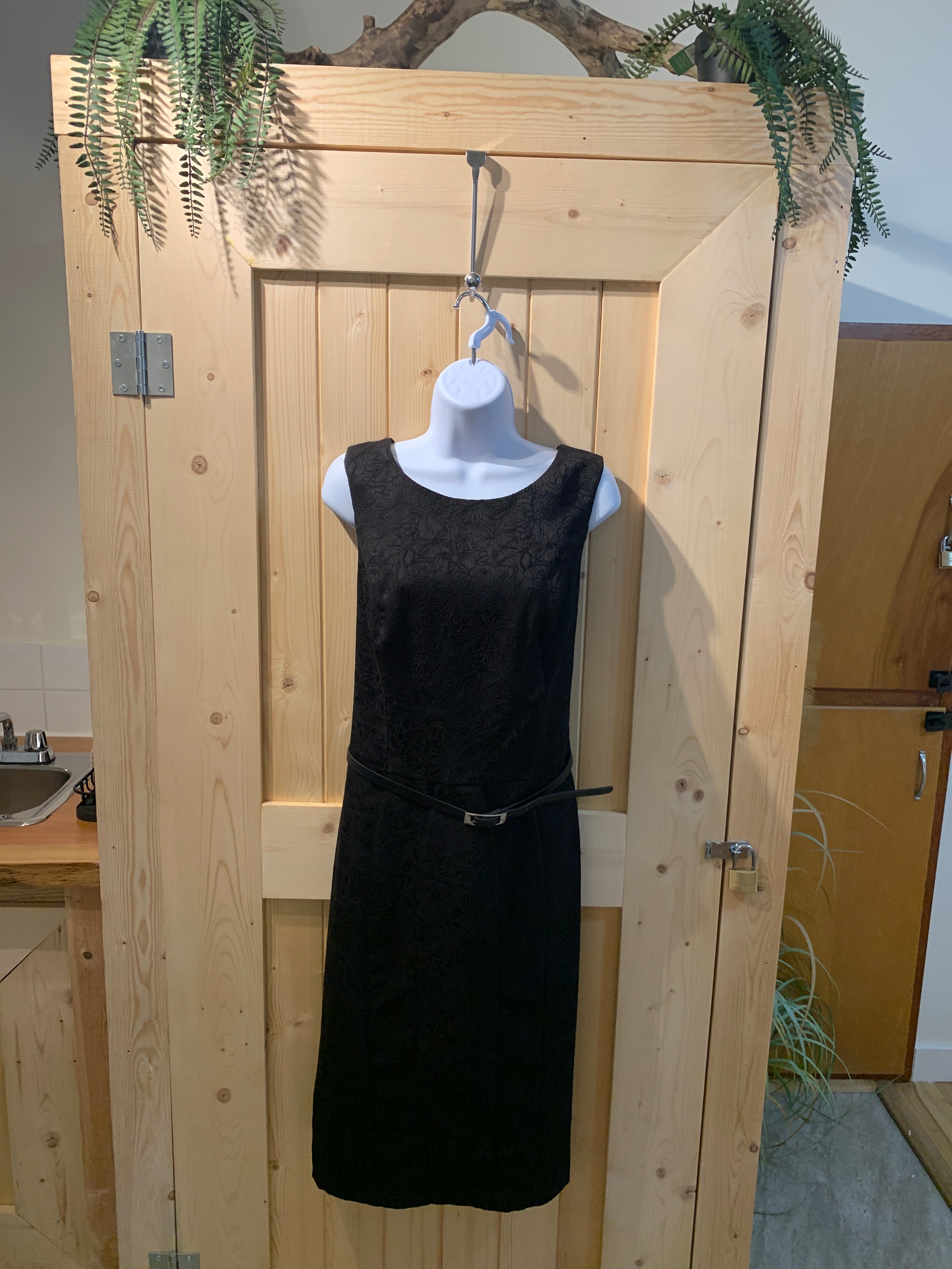 Long Tall Sally Black sleeveless shift dress REDUCED