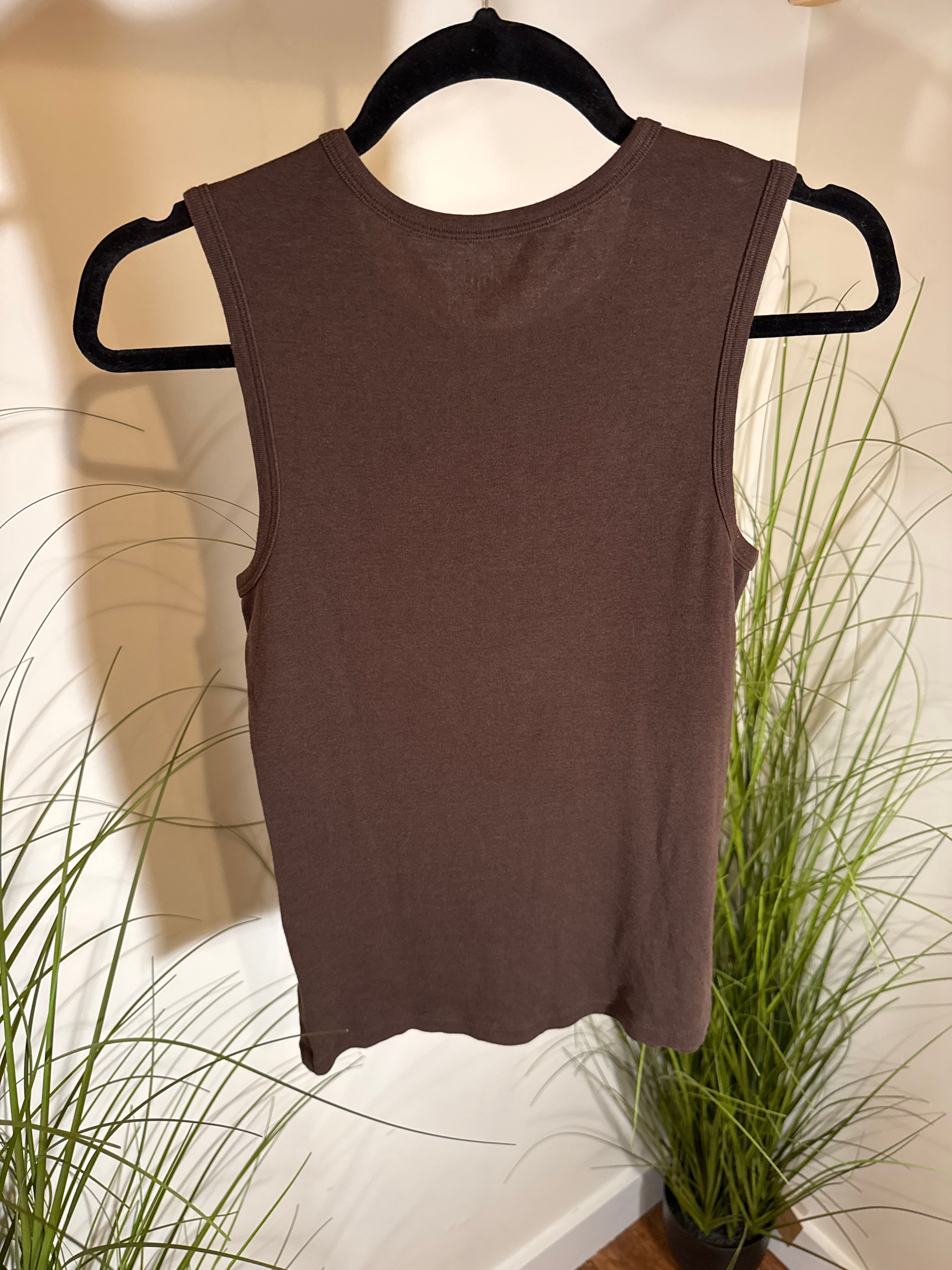 Gap Chocolate Brown Tank Top