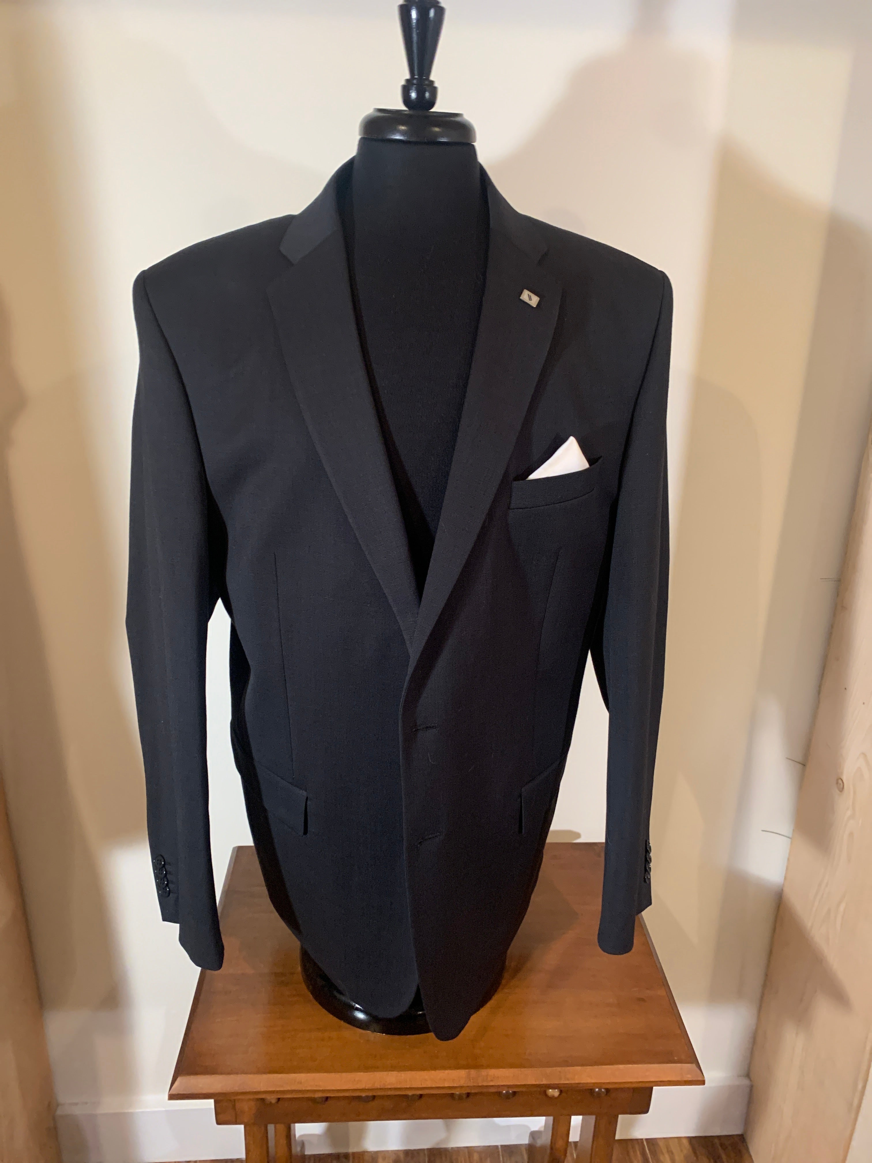 Hechter Wool Blend Suit - 46R Jacket with size 40W Pants