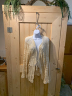Size L Kroshetta cotton crochet Boho cardigan REDUCED