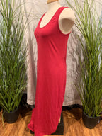 Size M Little Heaven's Design Fitted Scoop Neck Sleeveless Dress