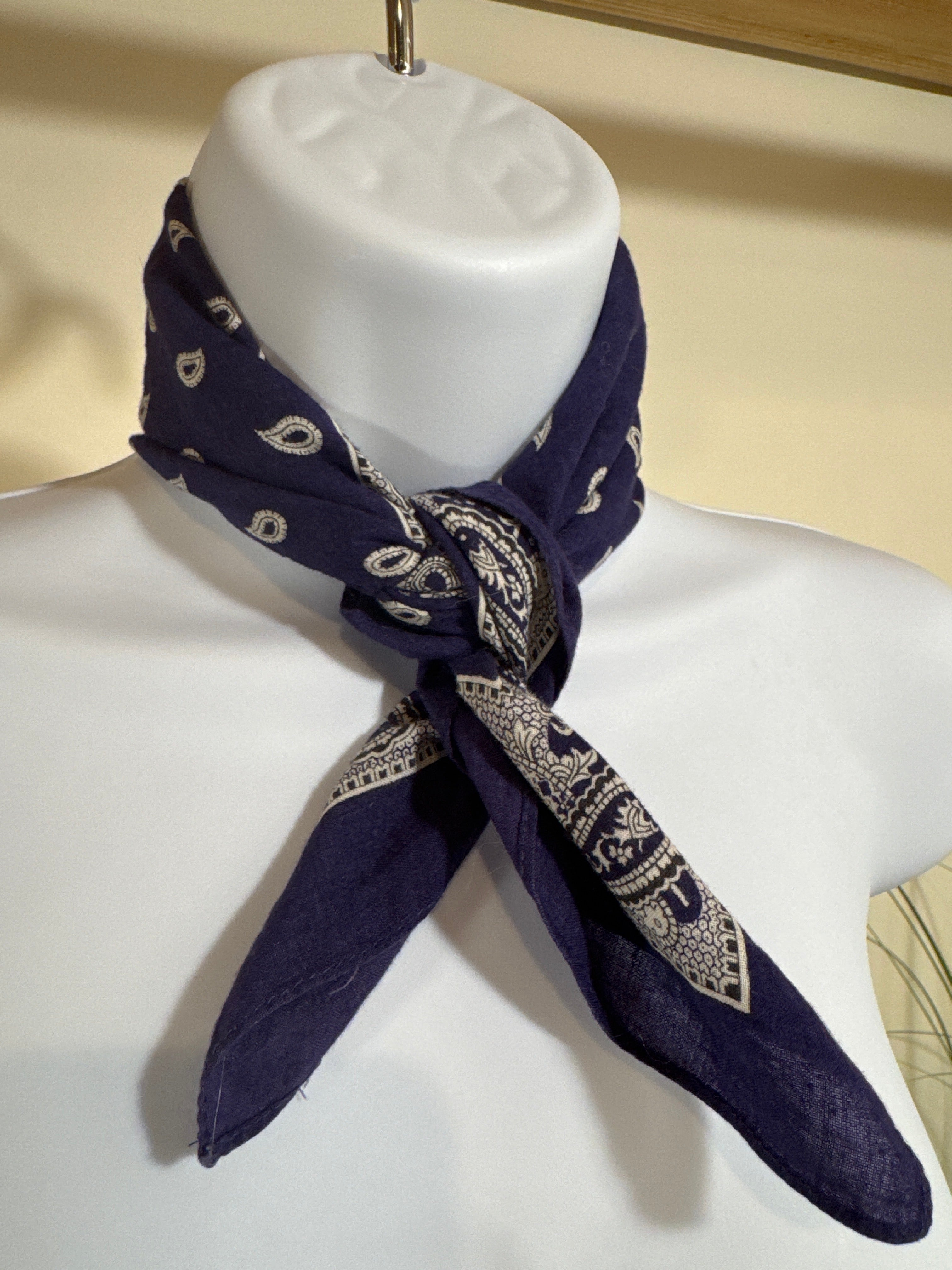 Navy Blue Bandanna