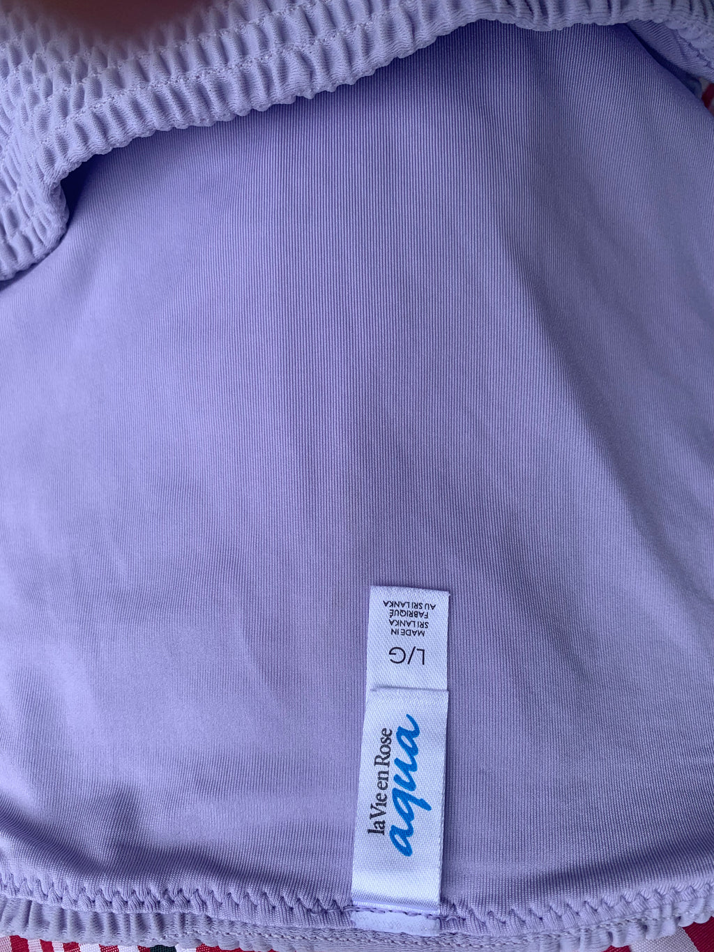 Size L La Vie en Rose Aqua Bikini
