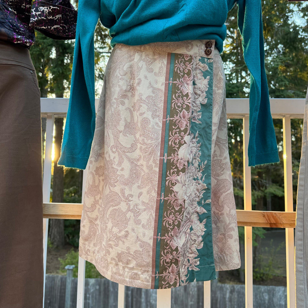 Vintage Designer Wrap Skirt