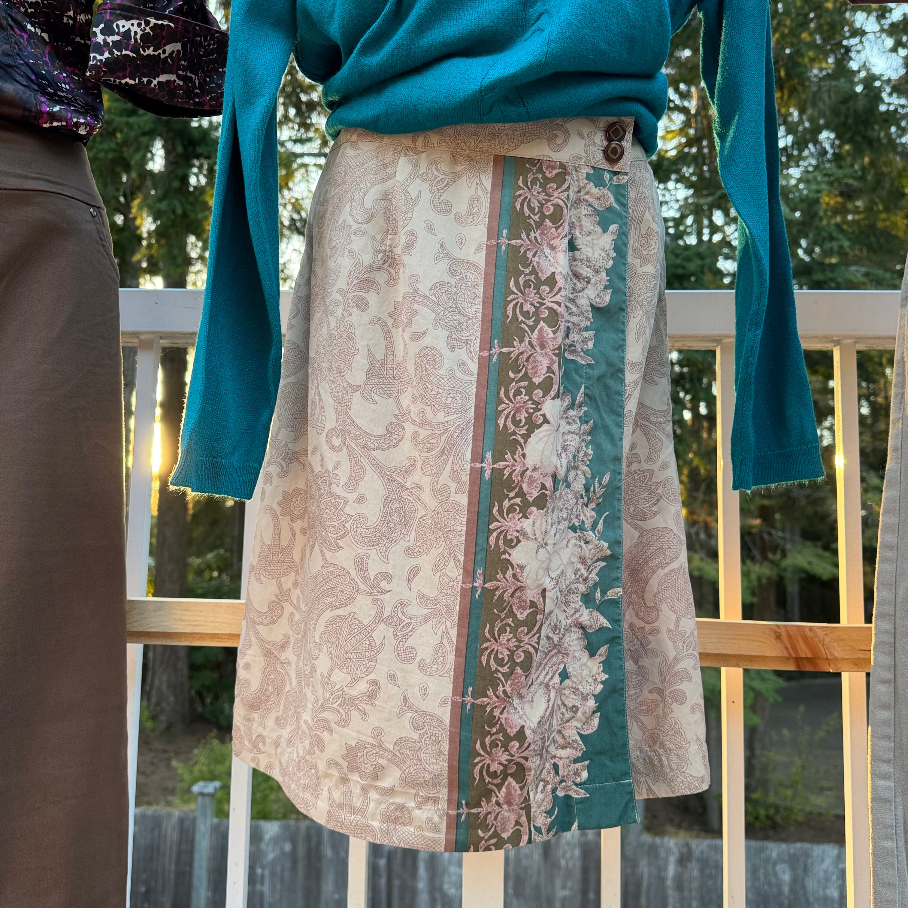 Vintage Designer Wrap Skirt
