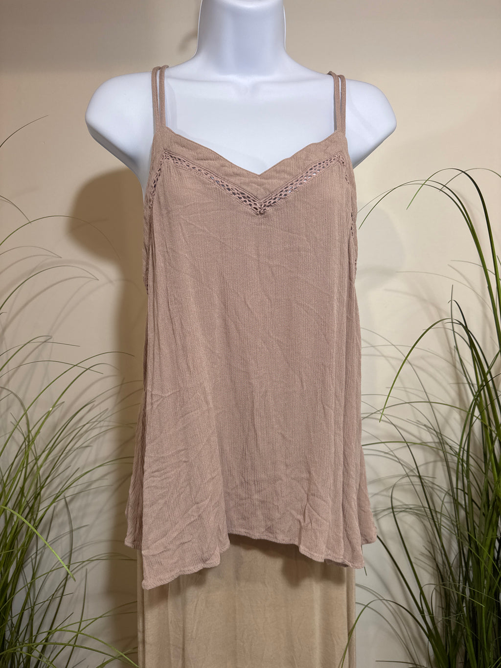 Kismet Light Taupe Rayon Cami