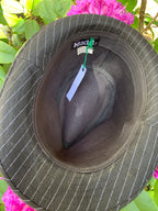 Vintage Y2K Mudd pinstriped fedora
