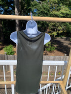 Kische sleeveless top with sequence yoke