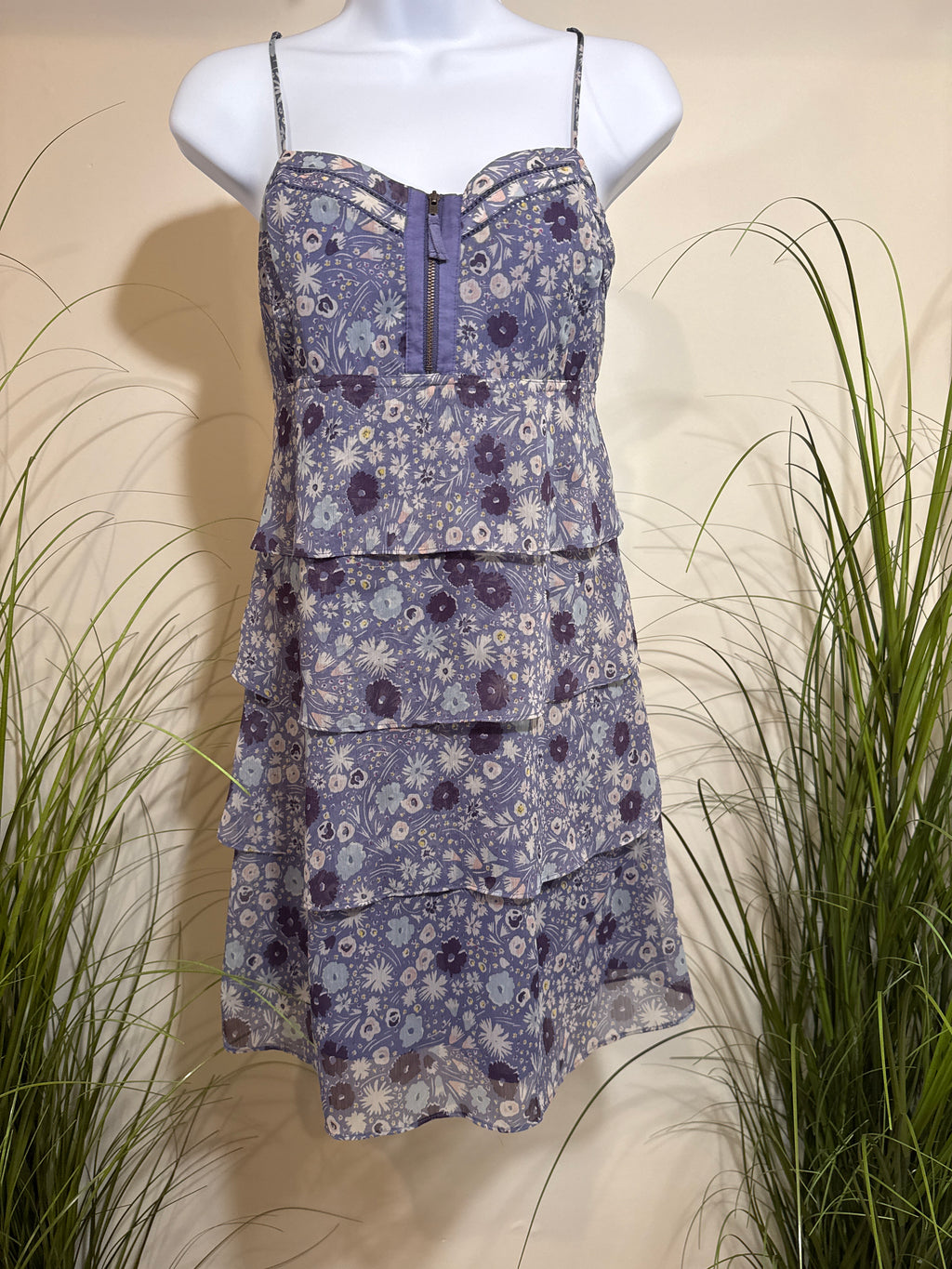 AMERICAN EAGLE OUTFITTERS WATERFALL SPAGHETTI STRAP DRESS - Consigned with VARDO Vintage & Valuables vvvardo.ca