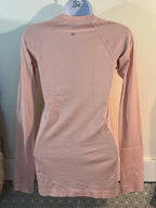 Size 4 Lululemon Long Sleeve Pink Athletic Women's Top