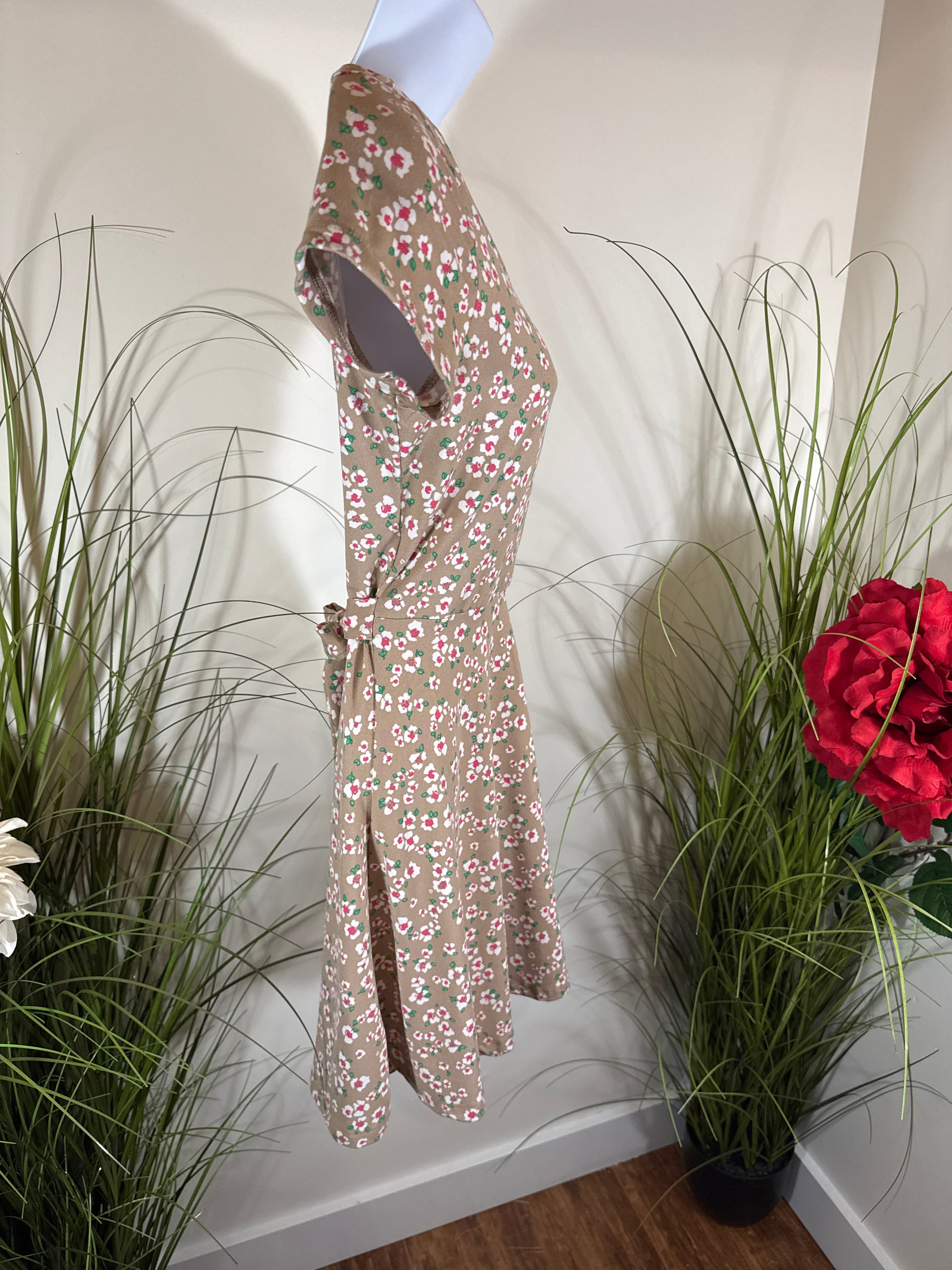 Rebel Sugar Faux Wrap Dress