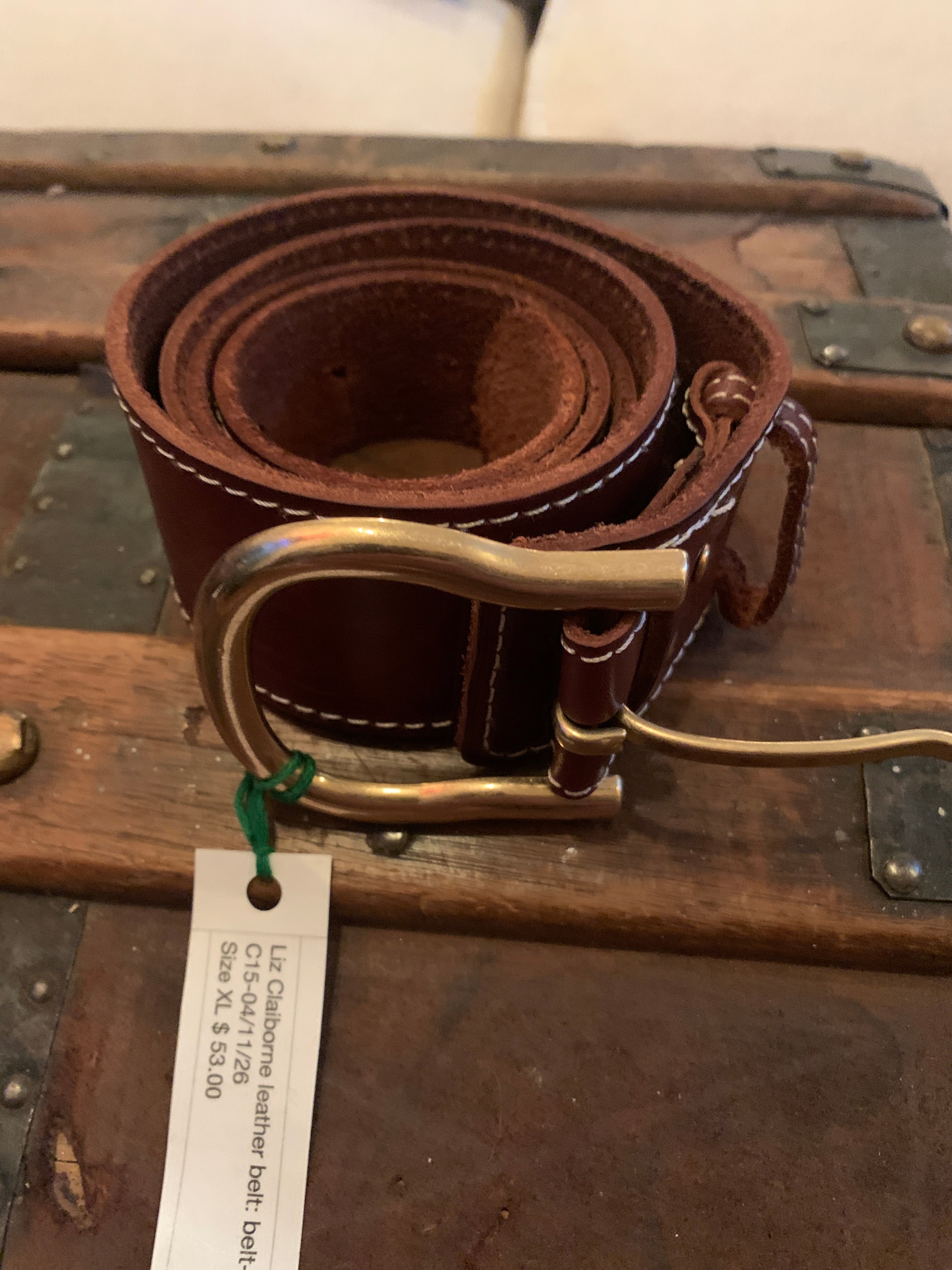 Vintage 90's Liz Claiborne leather belt