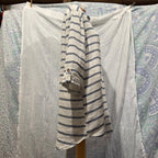 Size L 100% Linen Viola Borghi Made in Italy Button Up Dress