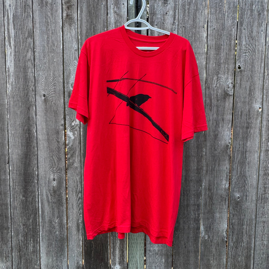 Local Artist- Trevor Phillips- Crow on a Wire Print T-shirt