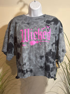 Tie-dyed Crop Top T-shirt- Wicked
