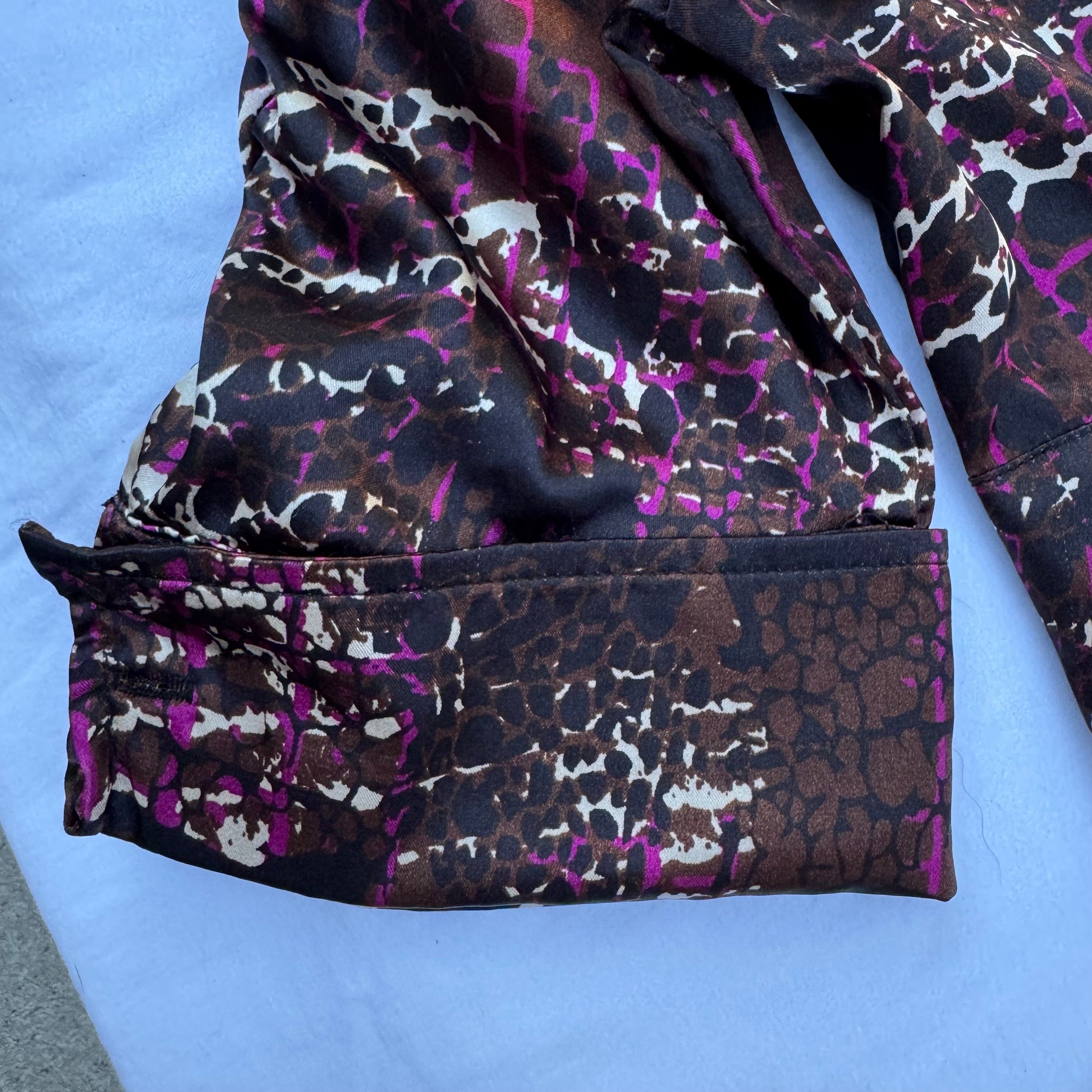 Vintage Y2K Foxy Jeans Blouse Size M