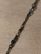 Vintage Inspired Teardrop Dangle Earrings and Matching Necklace and Bracelet