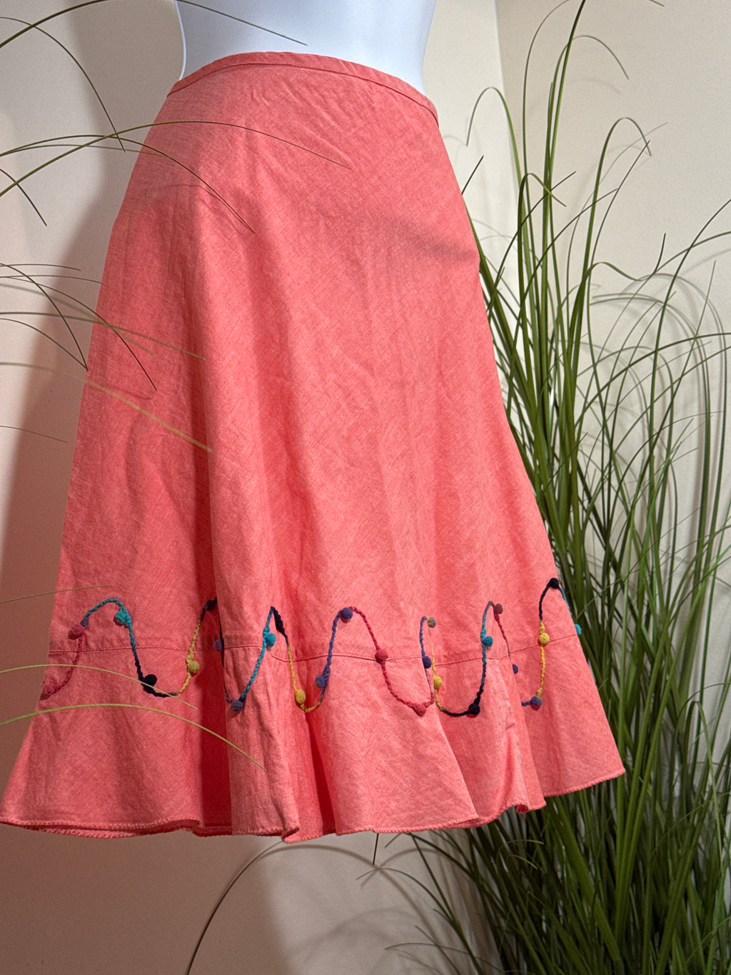 A-Line Skirt- Ruffled Hem