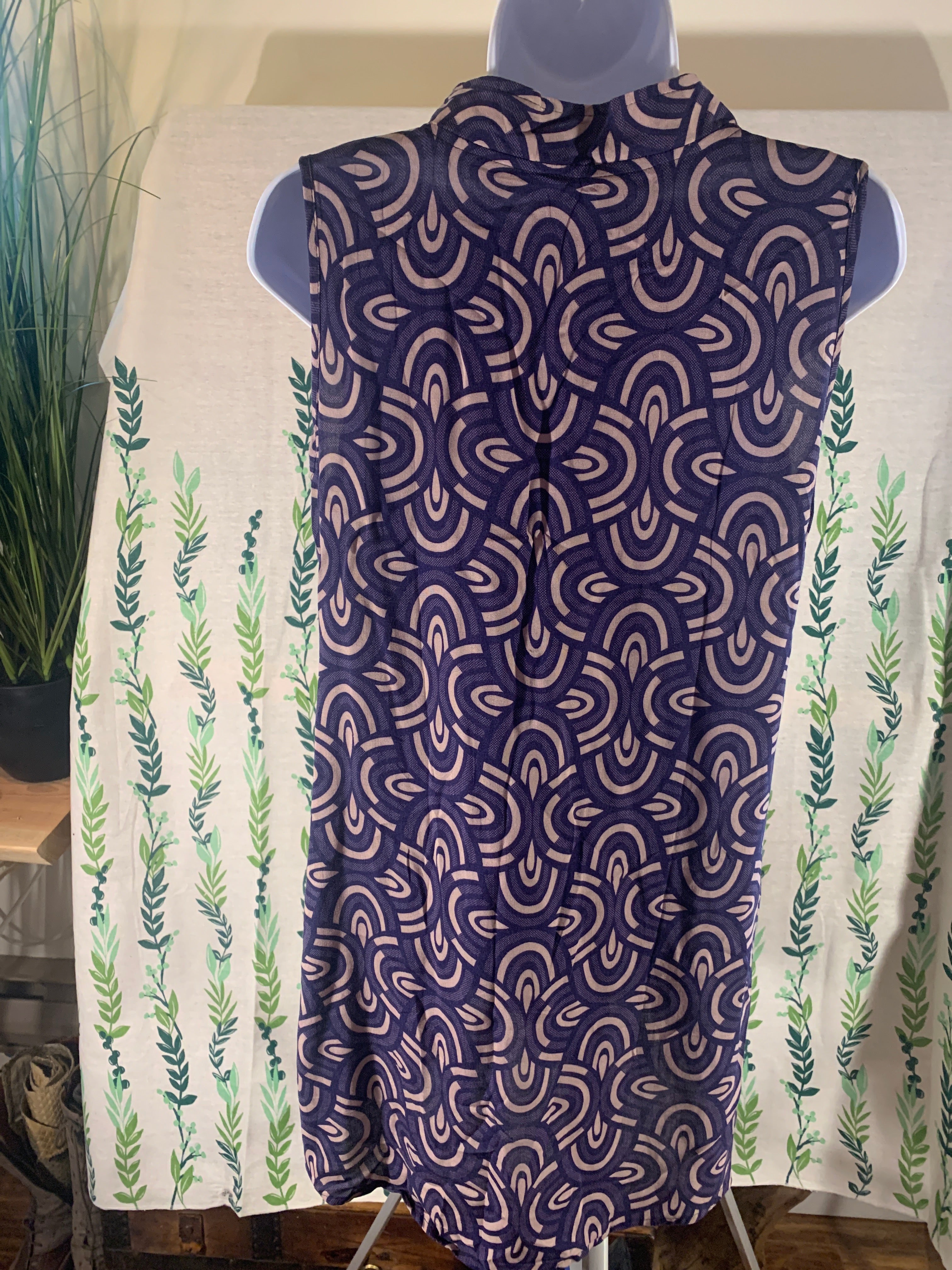 Sleeveless Bohemian Style Flowy Blouses