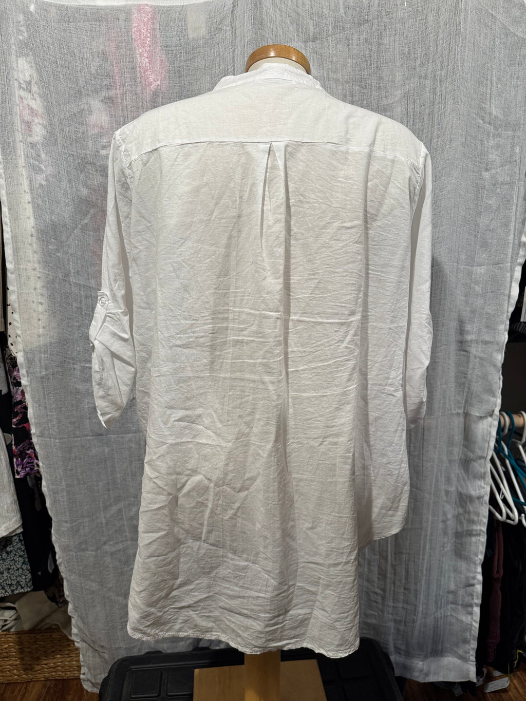 Size XL New Collection 100% Cotton Sequin Heart Button Up Blouse