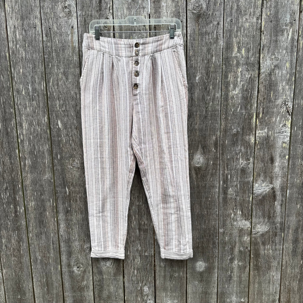 Striped Cotton Pants Size S