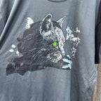 Local Artist- Trevor Phillips- Smoking Wordy Cat Print T-shirt