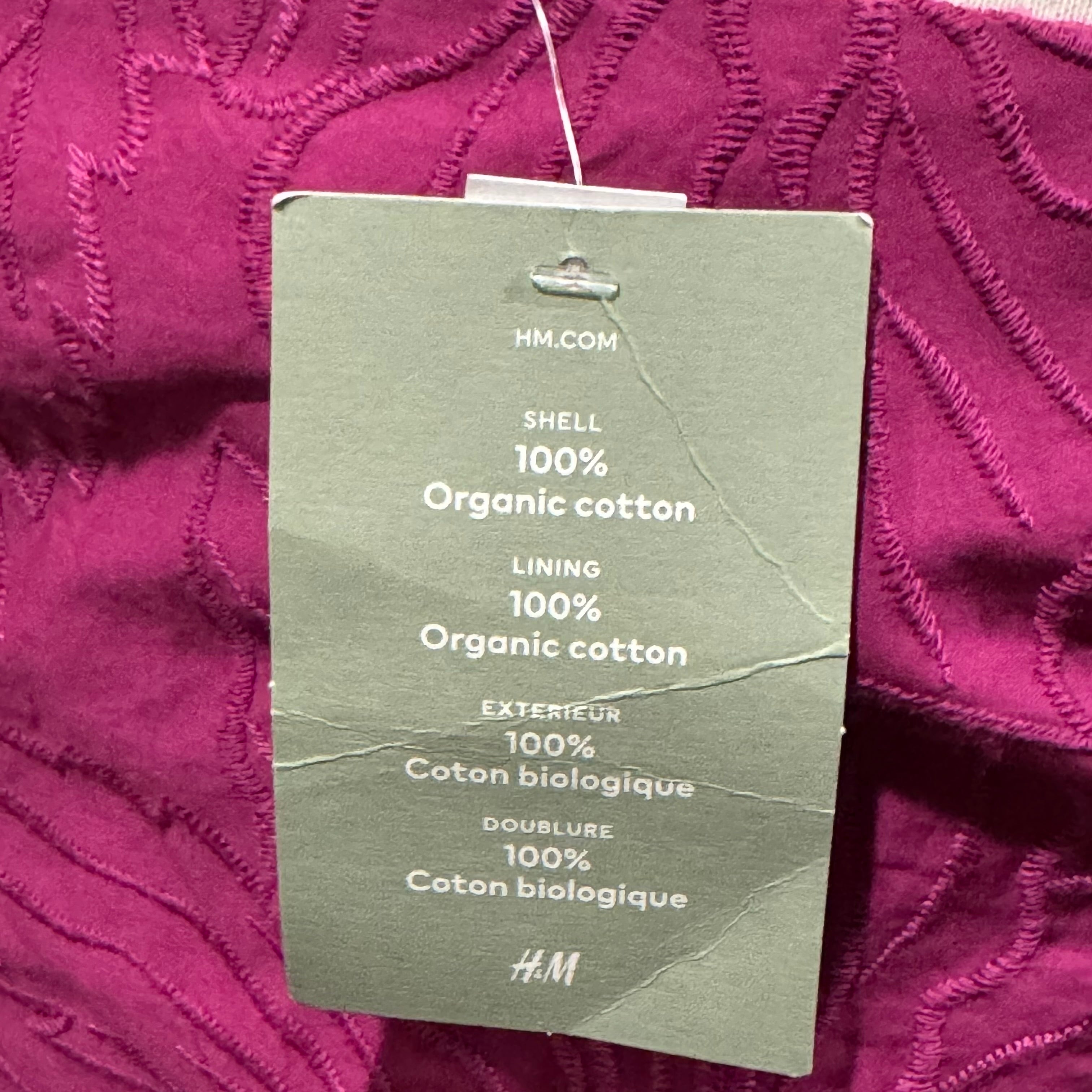 Size S H&M 100% Organic Cotton Fairy Cut Spaghetti Strap Summer Dress