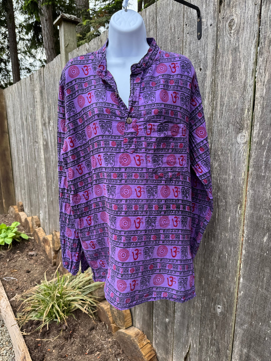 Laughing Mermaid Designs OHM Pattern Shirt Unisex
