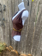 Size L One Piece Halter Tie Swim Suit