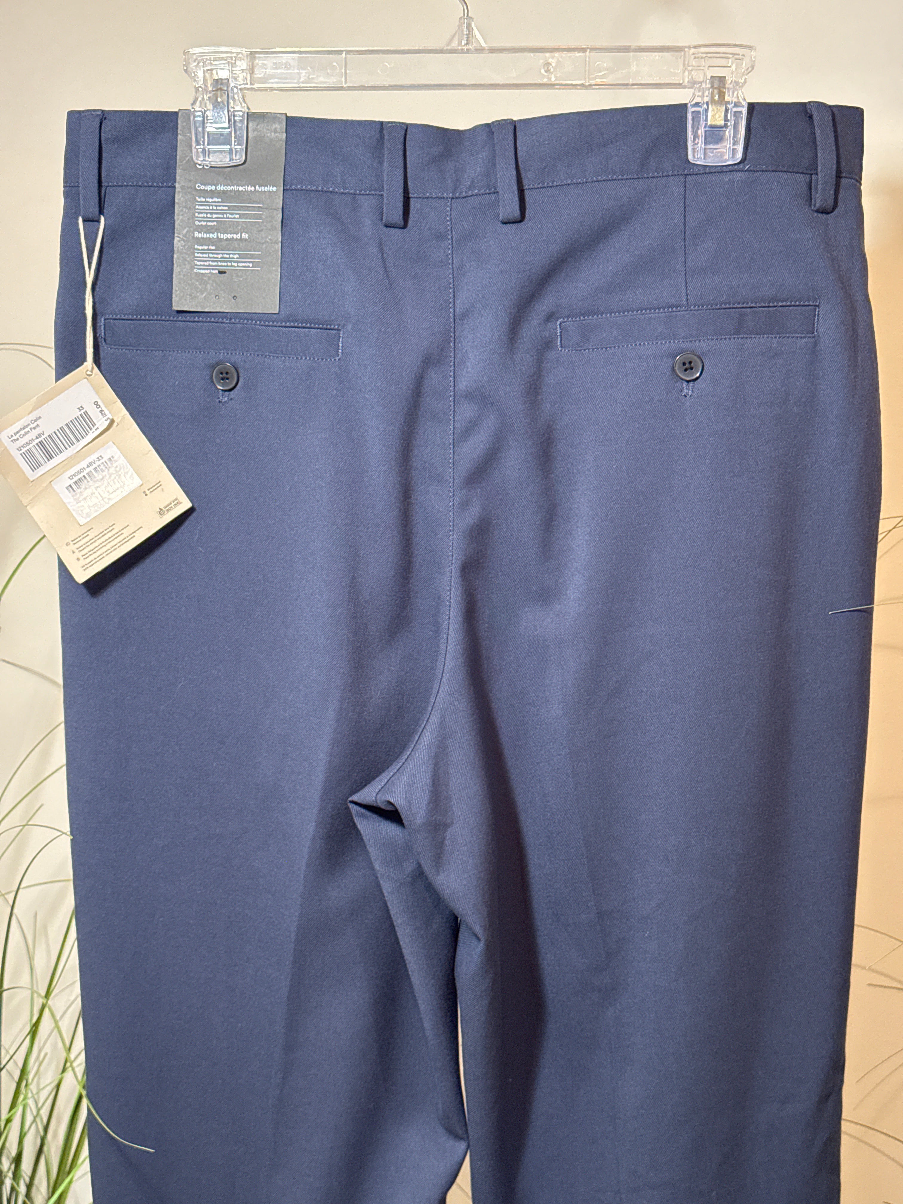 Frank & Oak Relaxed Tapered Fit- The Colin Pant