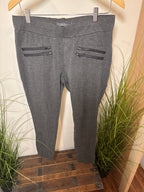 Vintage Y2K Suzy sheer zipper embellished tailored fit pants.