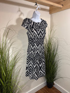 AB Studio Sheath Dress- Cap Sleeves