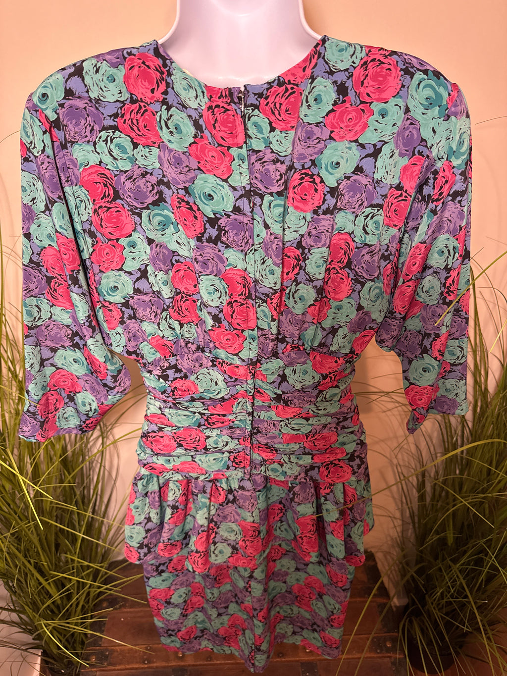 Pantel 80’s Vintage Peplum Dress