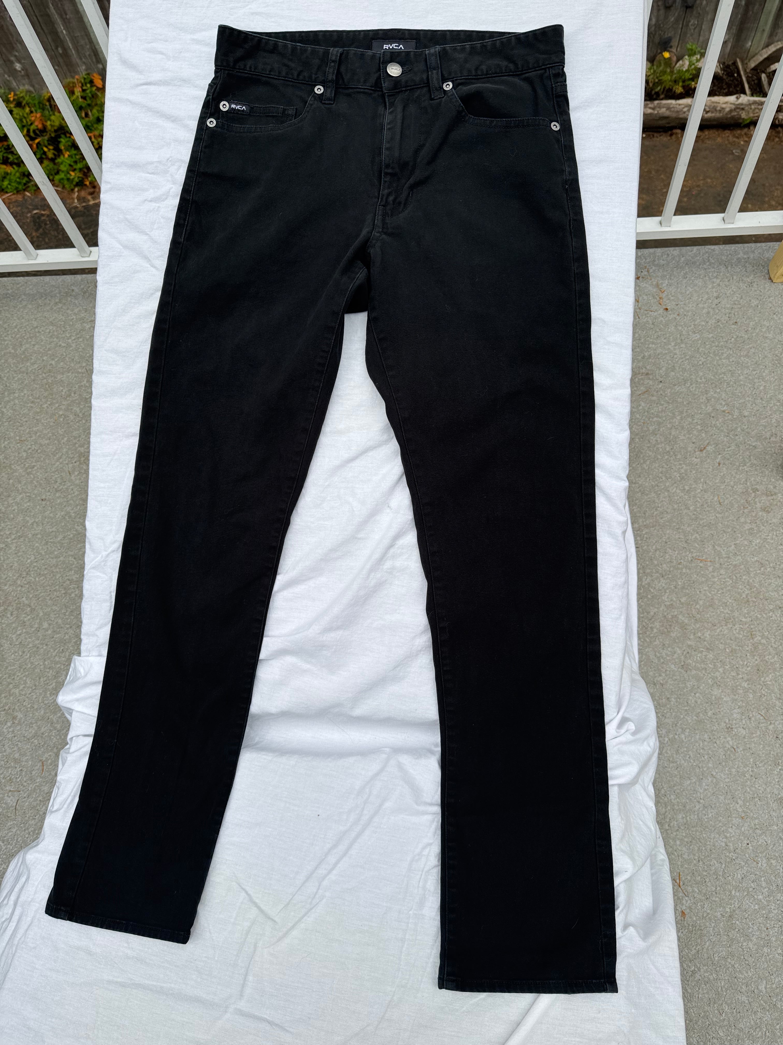 Size 28 RVCA Daggers Fit Men's Jeans