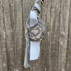 High Neck Silver Sequin Top