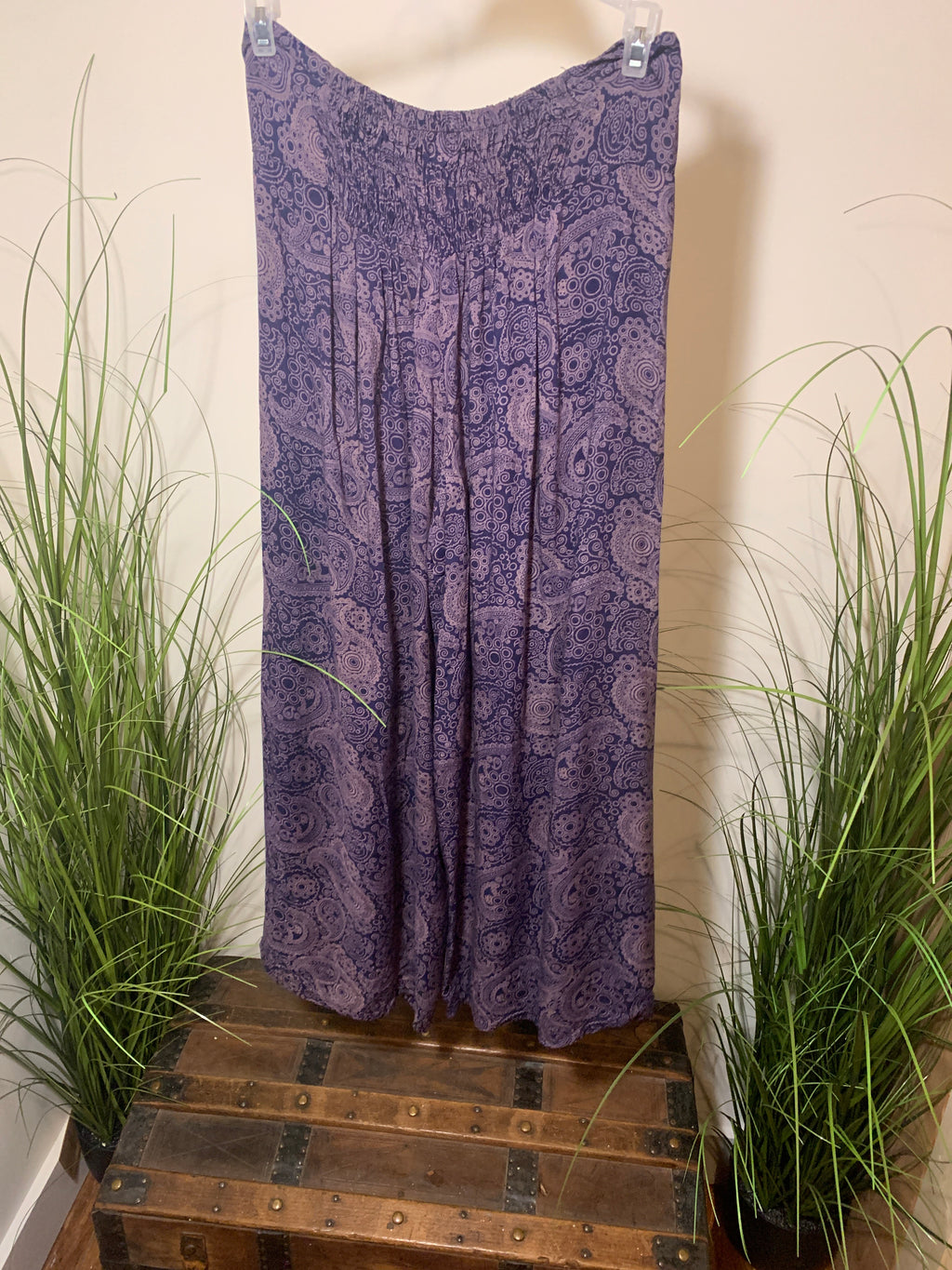 100% Rayon Boho Paisley Hippie Pants
