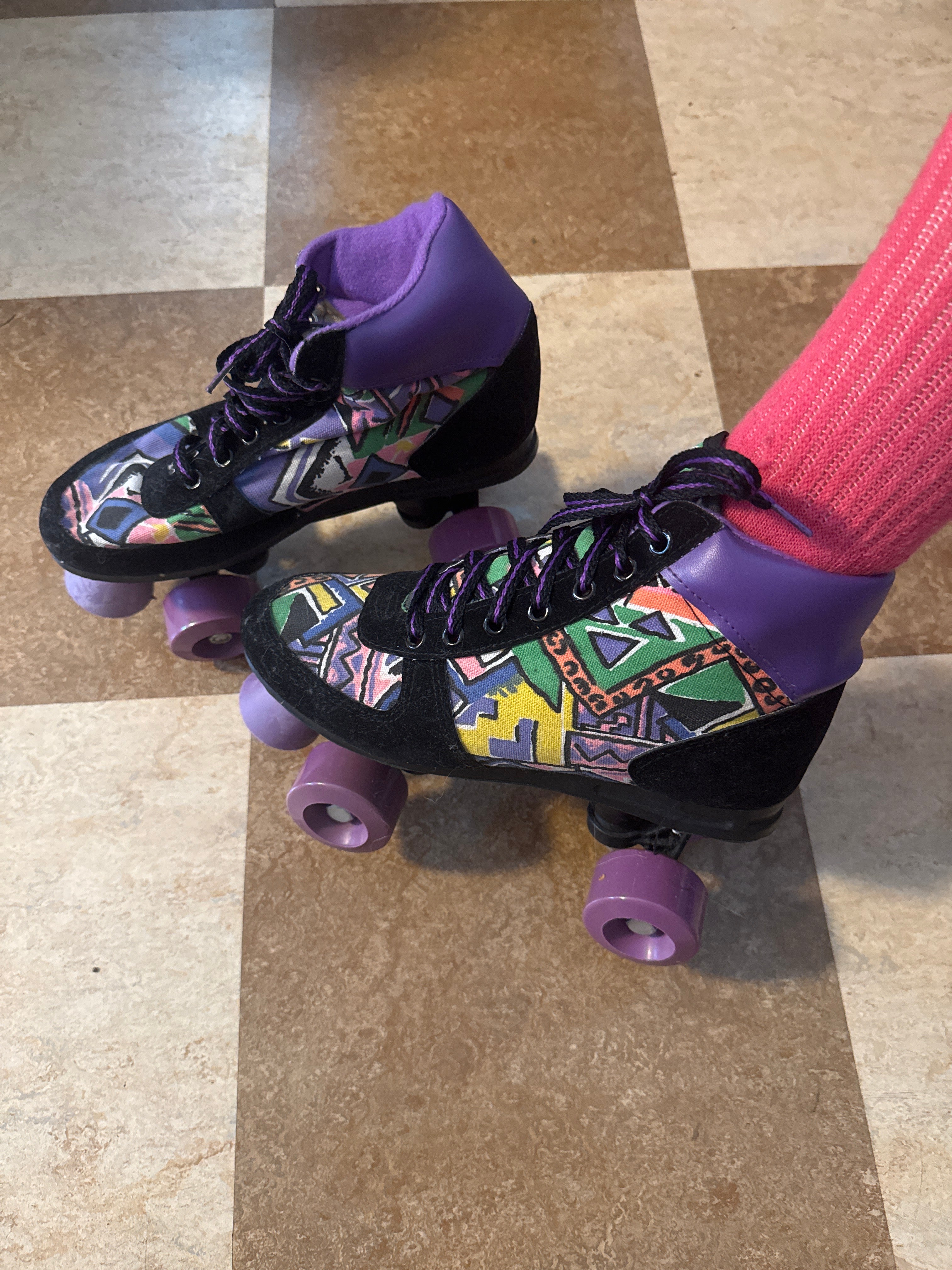 Size 38 Vintage 80's Roller Skates